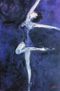 "kata holos" 24" x 36" gesso & acrylic on canvas $1725