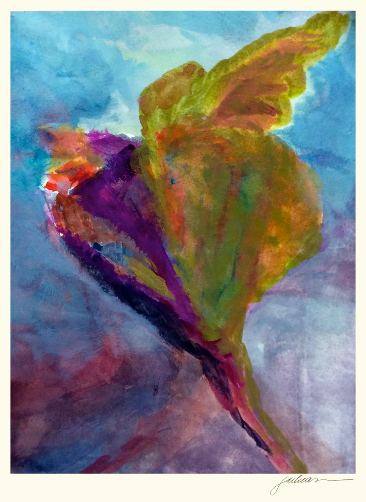 "sophia" 8" x 10" watercolor $90