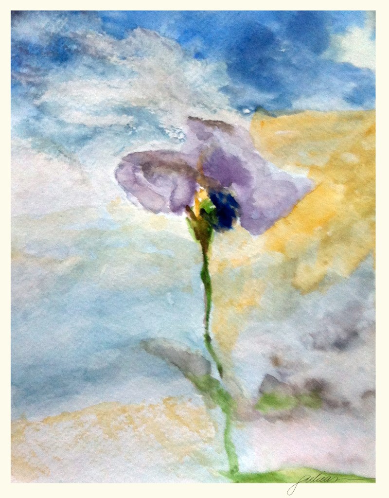 "spring rising" 8" x 10" — original SOLD — giclee prints available